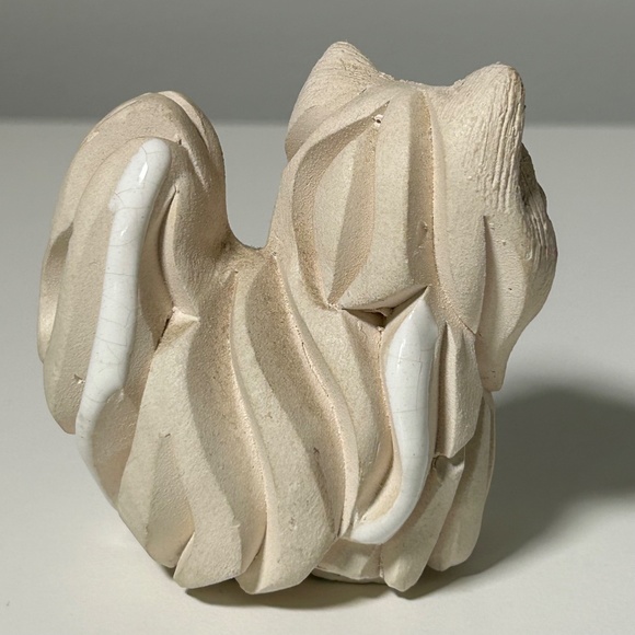 Artesania Rinconada Sculpted Persian Cat Figurine Glazed Accents 3.5" - Picture 4 of 7